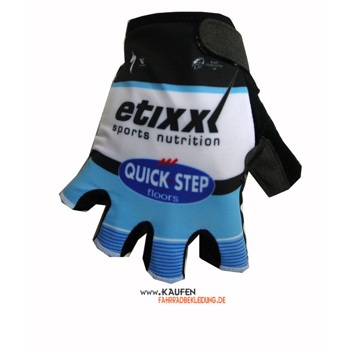 2020 Etixx Quick Step Kurze Handschuhe Blau